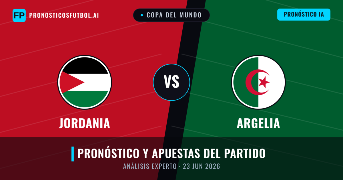 Jordania vs Argelia — pronóstico y previa del partido