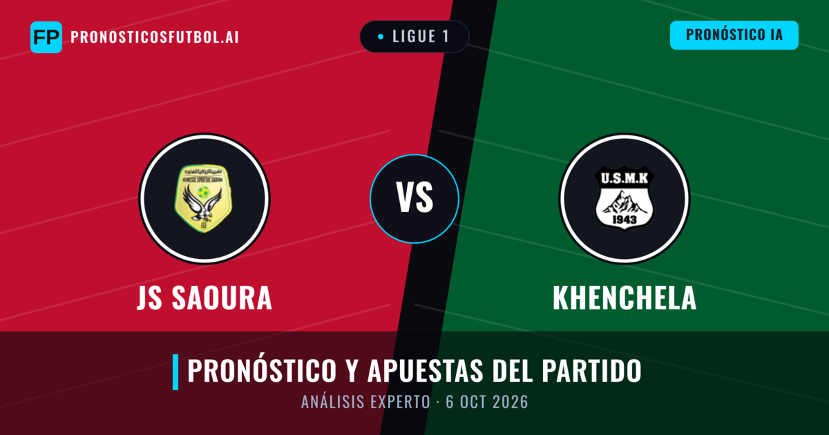 JS Saoura vs Khenchela — pronóstico y previa del partido
