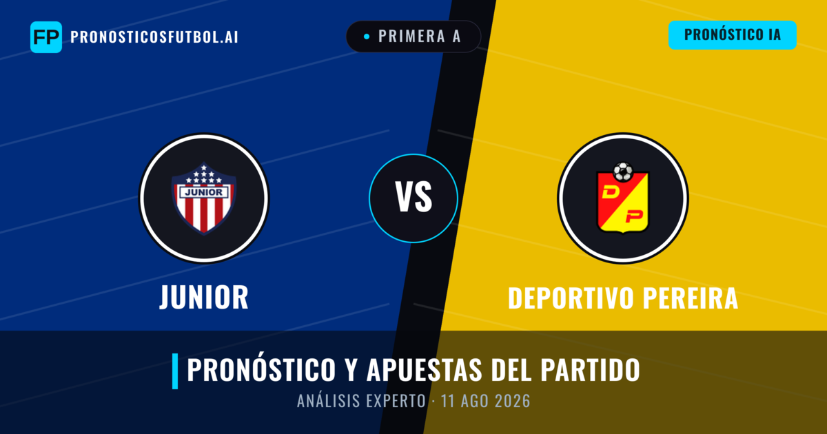 Junior vs Deportivo Pereira — pronóstico y previa del partido