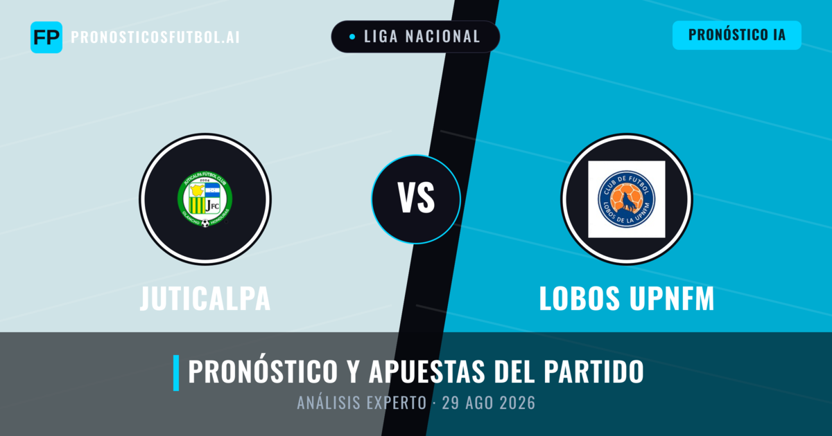 Juticalpa vs Lobos Upnfm — pronóstico y previa del partido
