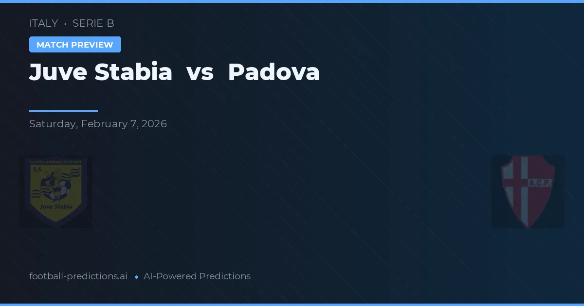 Juve Stabia vs Padua — pronóstico y previa del partido