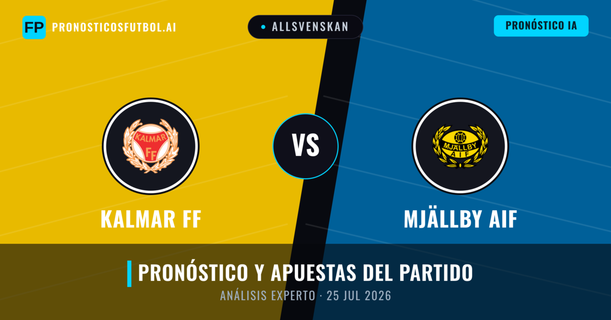 Kalmar FF vs Mjällby AIF — pronóstico y previa del partido
