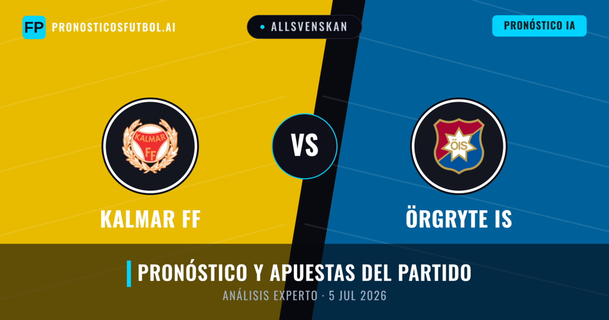 Kalmar FF vs Örgryte IS — pronóstico y previa del partido