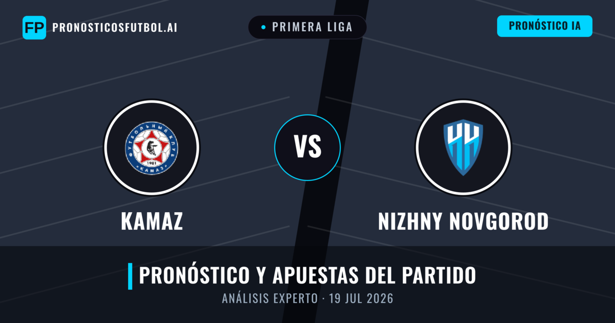 KAMAZ vs Nizhny Novgorod — pronóstico y previa del partido