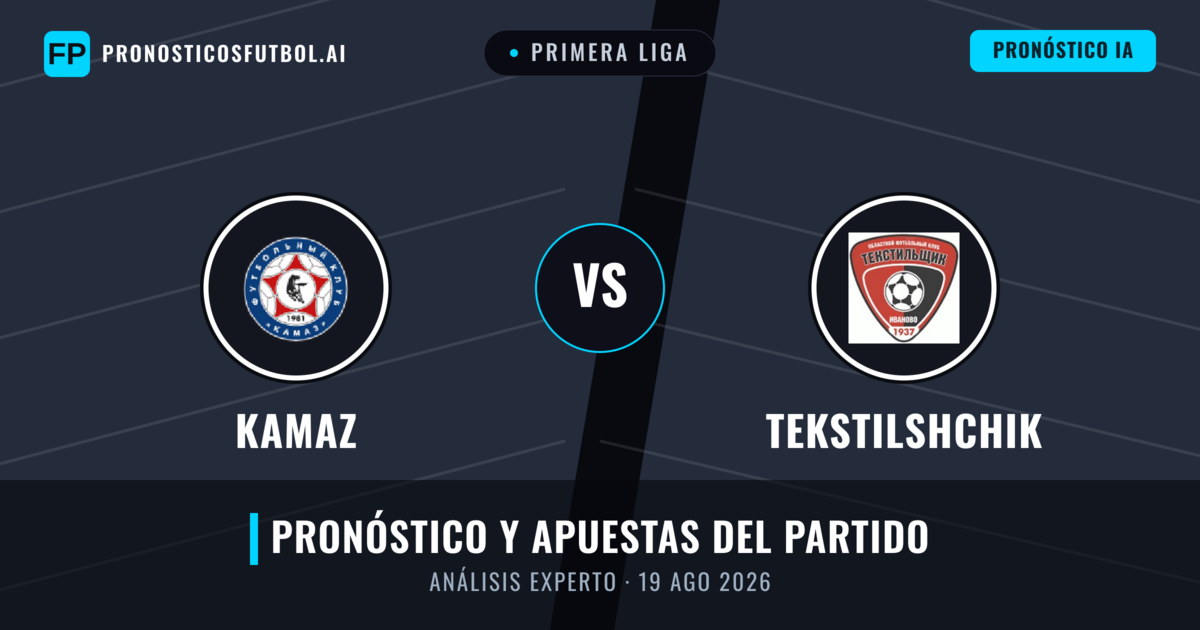 KAMAZ vs Tekstilshchik — pronóstico y previa del partido