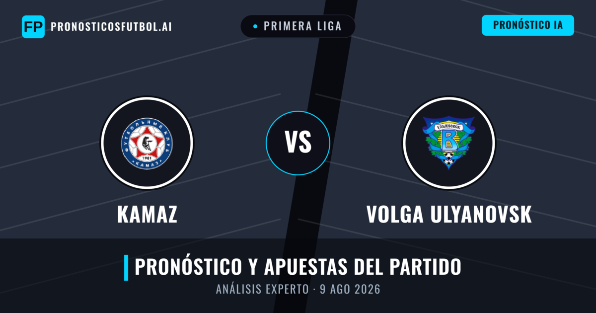 KAMAZ vs Volga Ulyanovsk — pronóstico y previa del partido