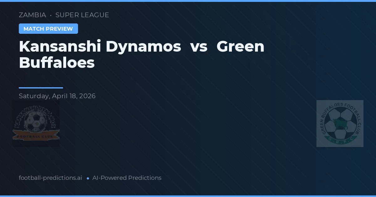 Dinamos Kansanshi vs Búfalos Verdes — pronóstico y previa del partido