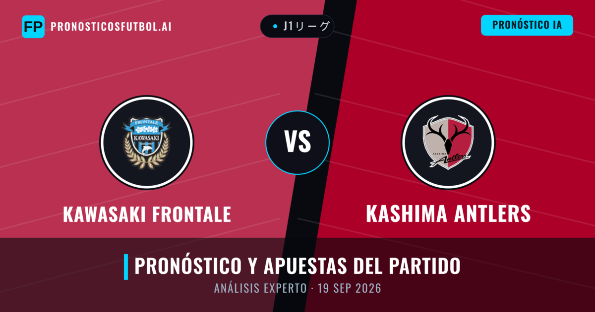 Kawasaki Frontale vs Kashima Antlers — pronóstico y previa del partido