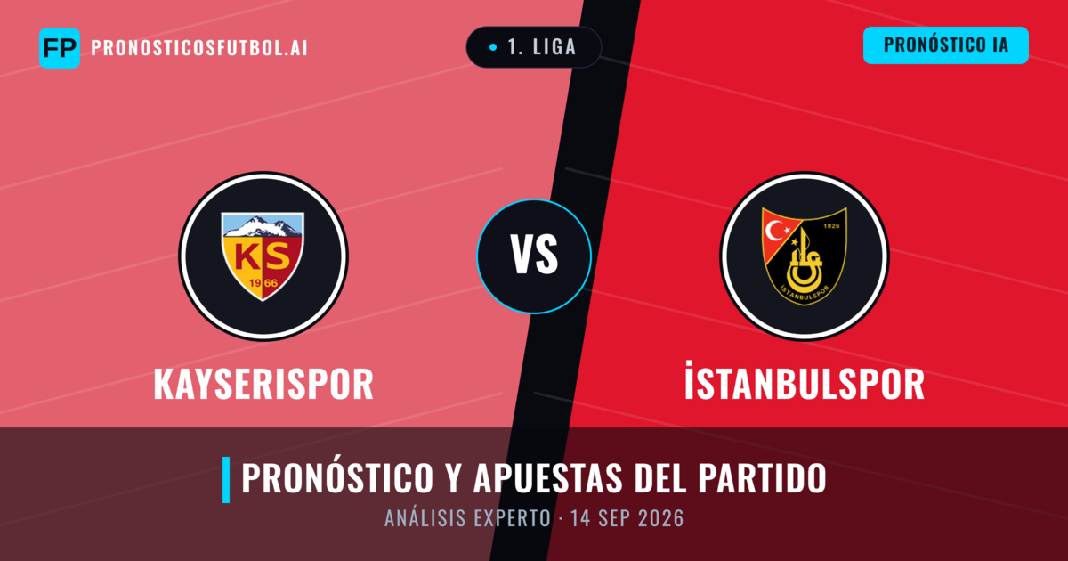 Kayserispor vs İstanbulspor — pronóstico y previa del partido