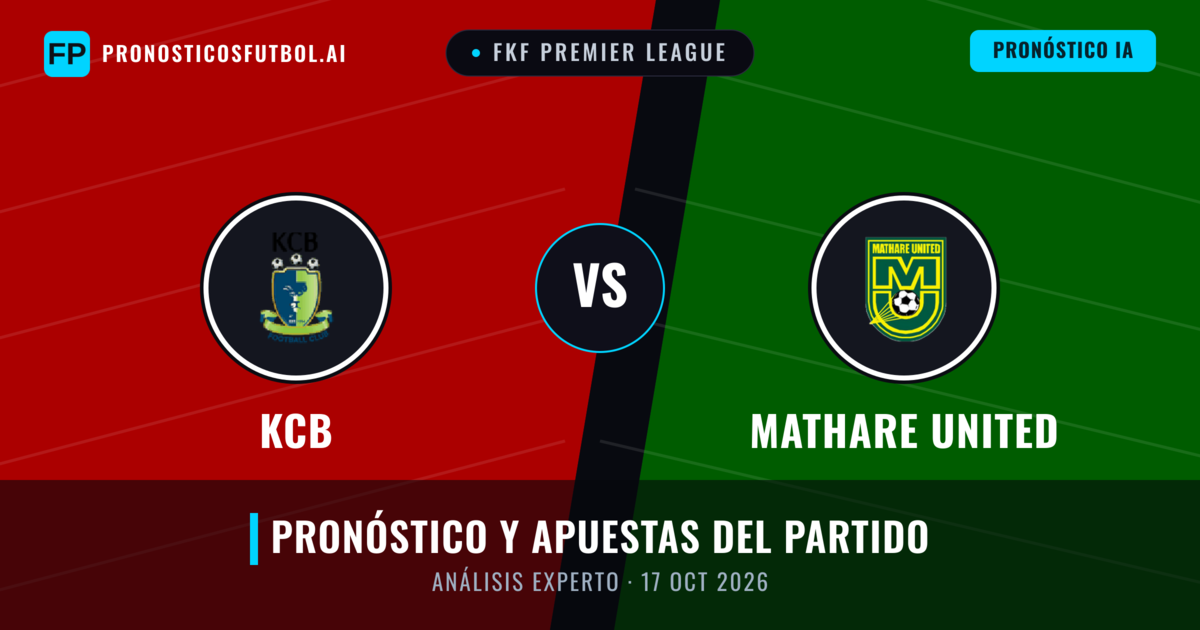 KCB vs Mathare United — pronóstico y previa del partido