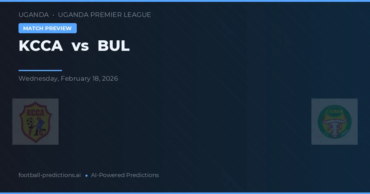 KCCA vs BUL — pronóstico y previa del partido