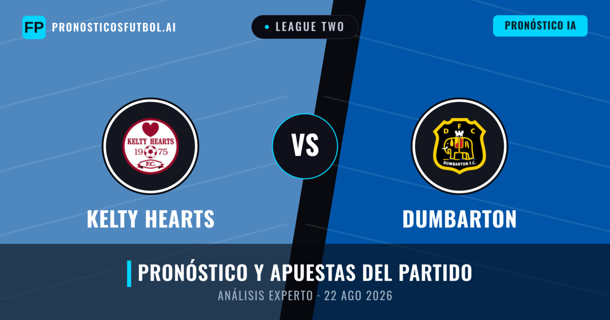 Kelty Hearts vs Dumbarton — pronóstico y previa del partido