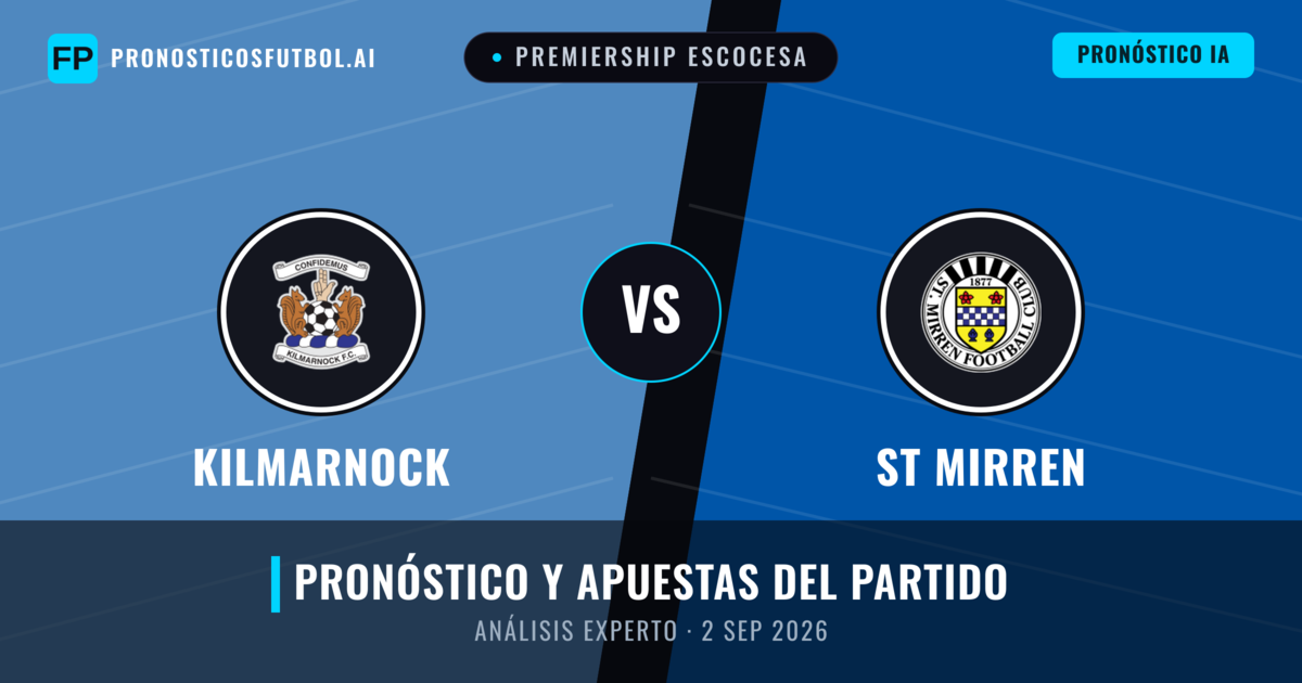Kilmarnock vs ST Mirren — pronóstico y previa del partido