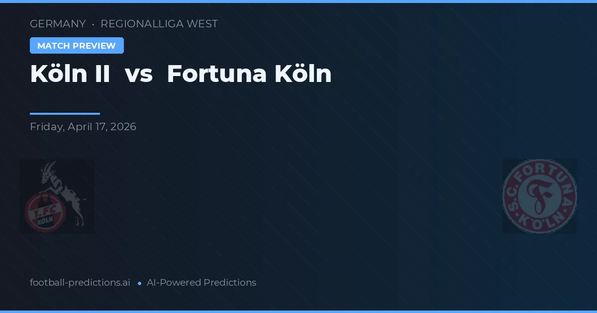 Colonia II vs Fortuna Colonia — pronóstico y previa del partido