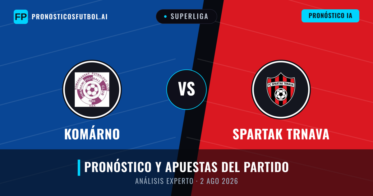 Komárno vs Spartak Trnava — pronóstico y previa del partido