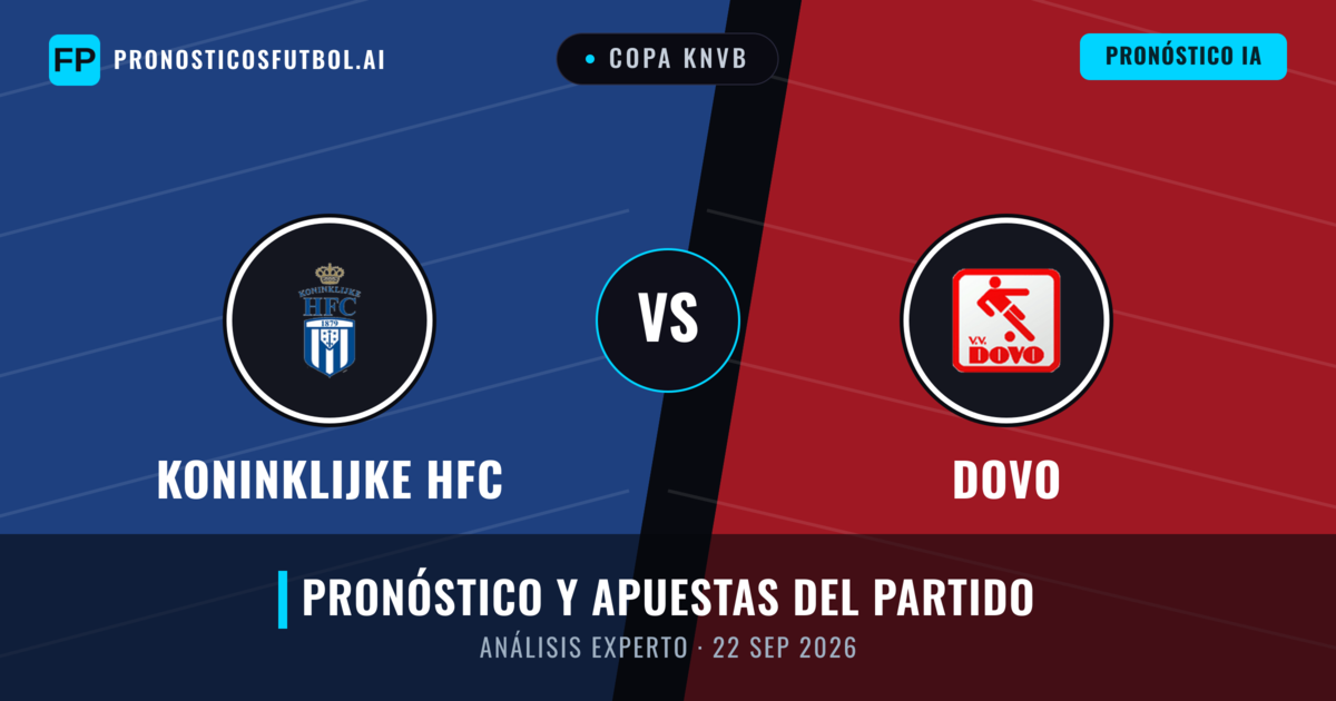 Koninklijke HFC vs Dovo — pronóstico y previa del partido