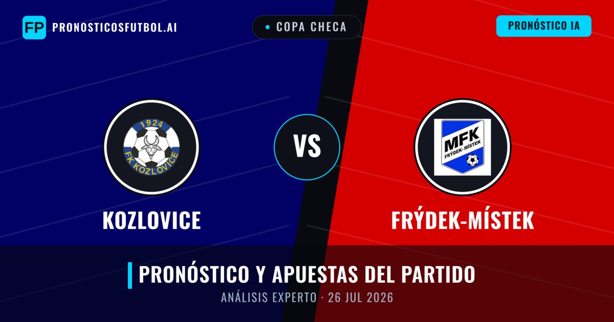 Kozlovice vs Frýdek-Místek — pronóstico y previa del partido