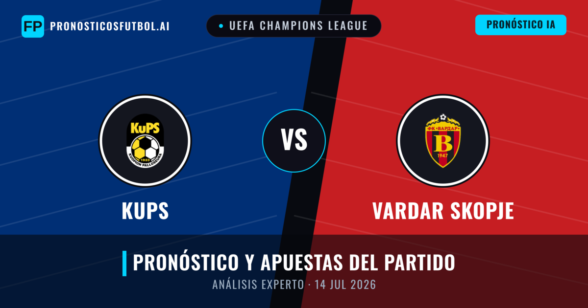 KuPS vs Vardar Skopje — pronóstico y previa del partido