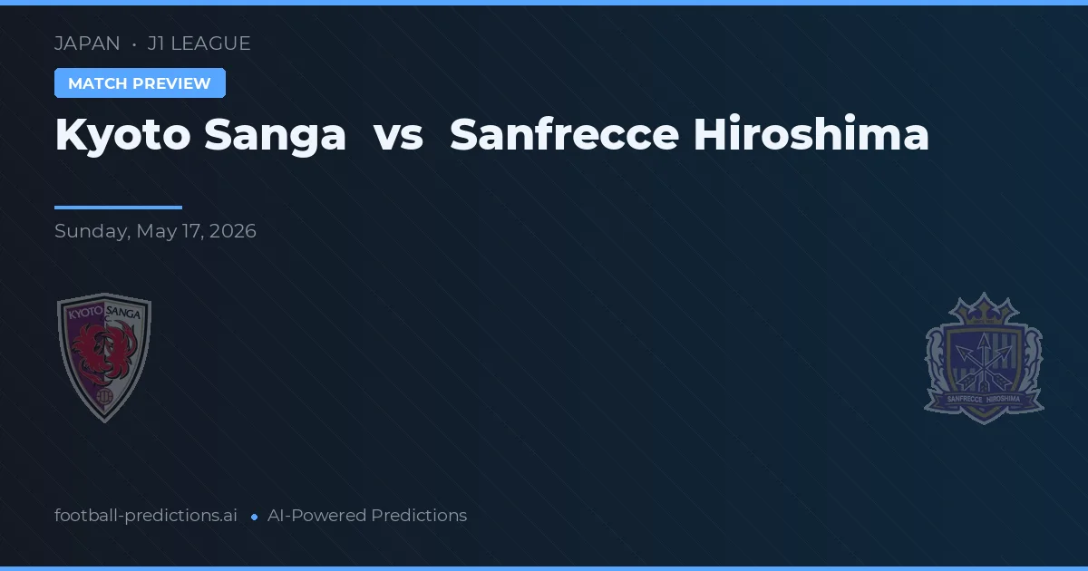 Kyoto Sanga vs Sanfrecce Hiroshima — pronóstico y previa del partido