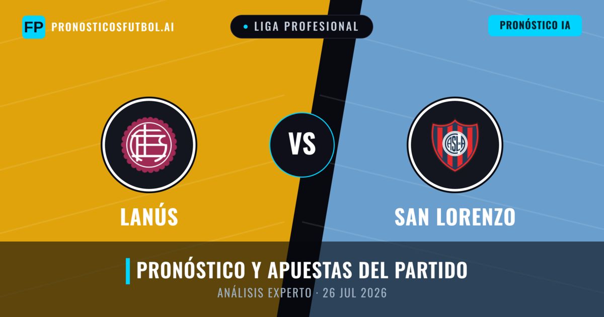 Lanús vs San Lorenzo — pronóstico y previa del partido