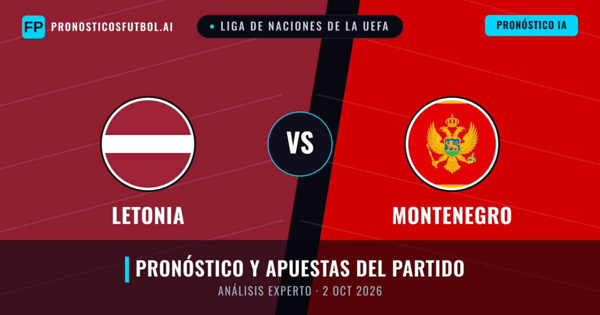 Letonia vs Montenegro — pronóstico y previa del partido