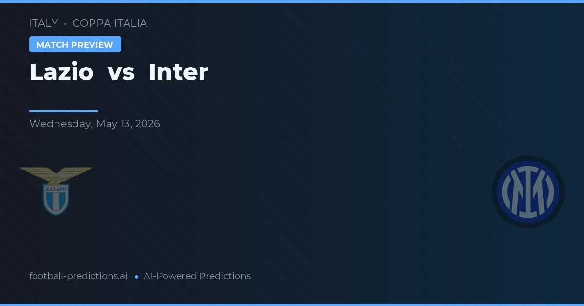 Lazio vs Internazionale — pronóstico y previa del partido