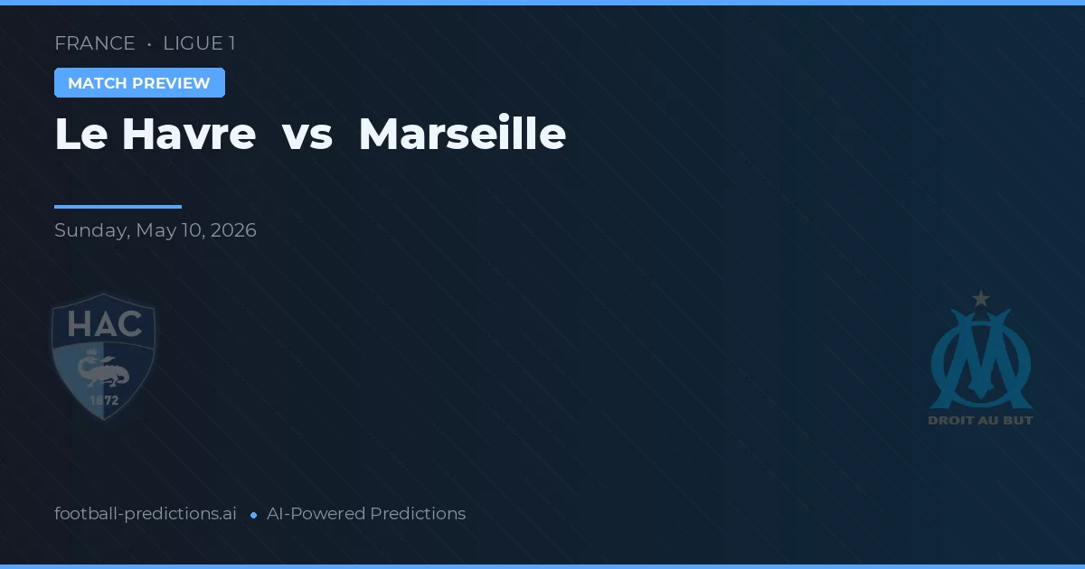 Le Havre vs Marseille — pronóstico y previa del partido