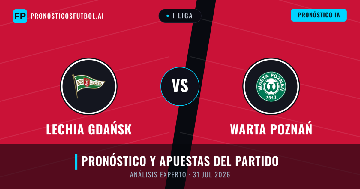 Lechia Gdańsk vs Warta Poznań — pronóstico y previa del partido