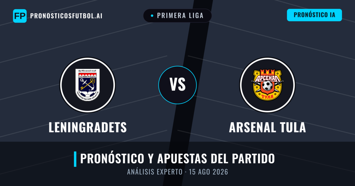 Leningradets vs Arsenal Tula — pronóstico y previa del partido