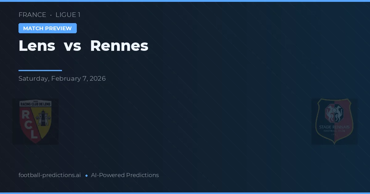 Lens vs Rennes — pronóstico y previa del partido