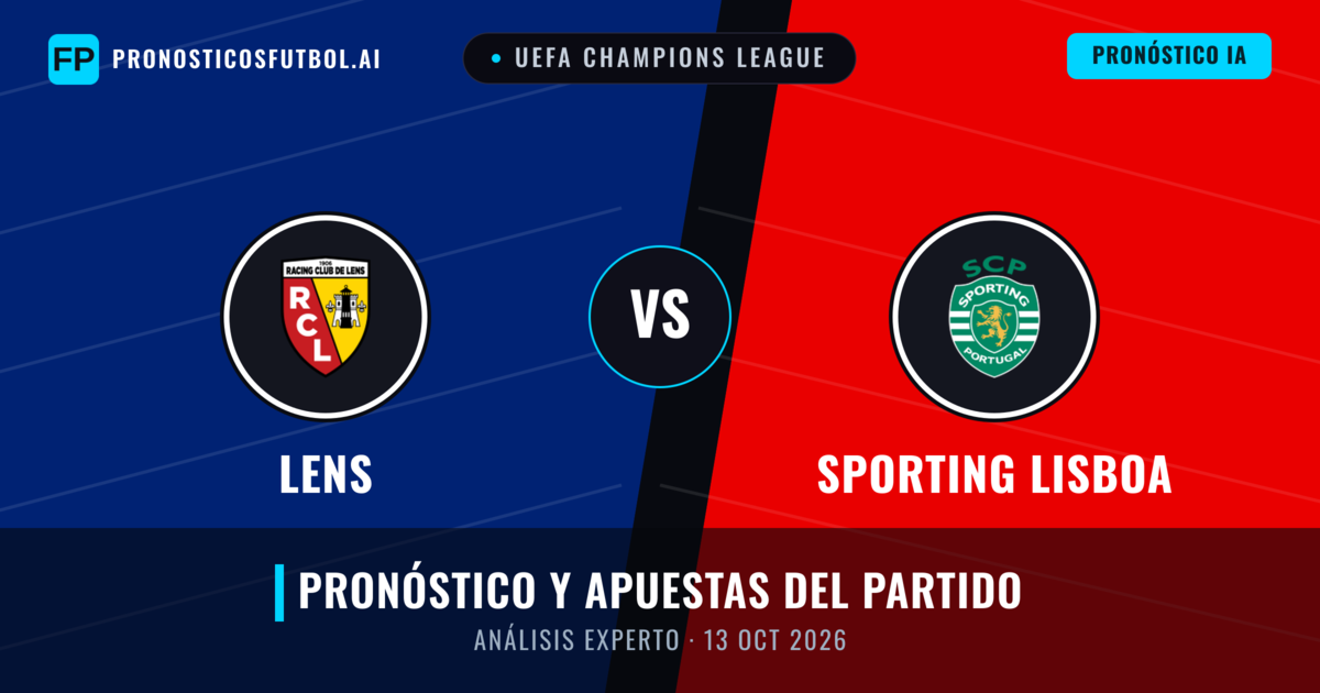 Lens vs Sporting Lisboa — pronóstico y previa del partido