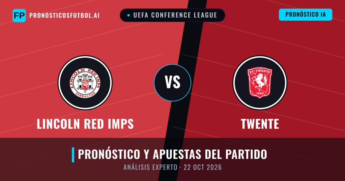 Lincoln Red Imps vs Twente — pronóstico y previa del partido