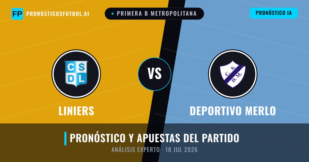 Liniers vs Deportivo Merlo — pronóstico y previa del partido