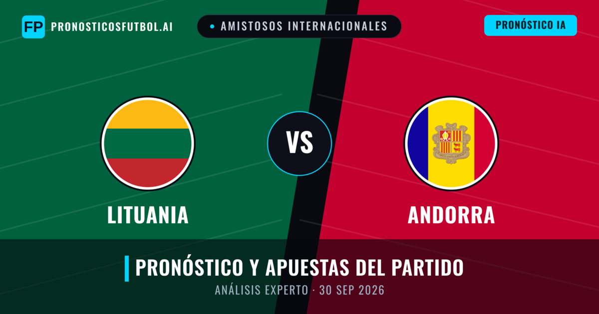 Lituania vs Andorra — pronóstico y previa del partido