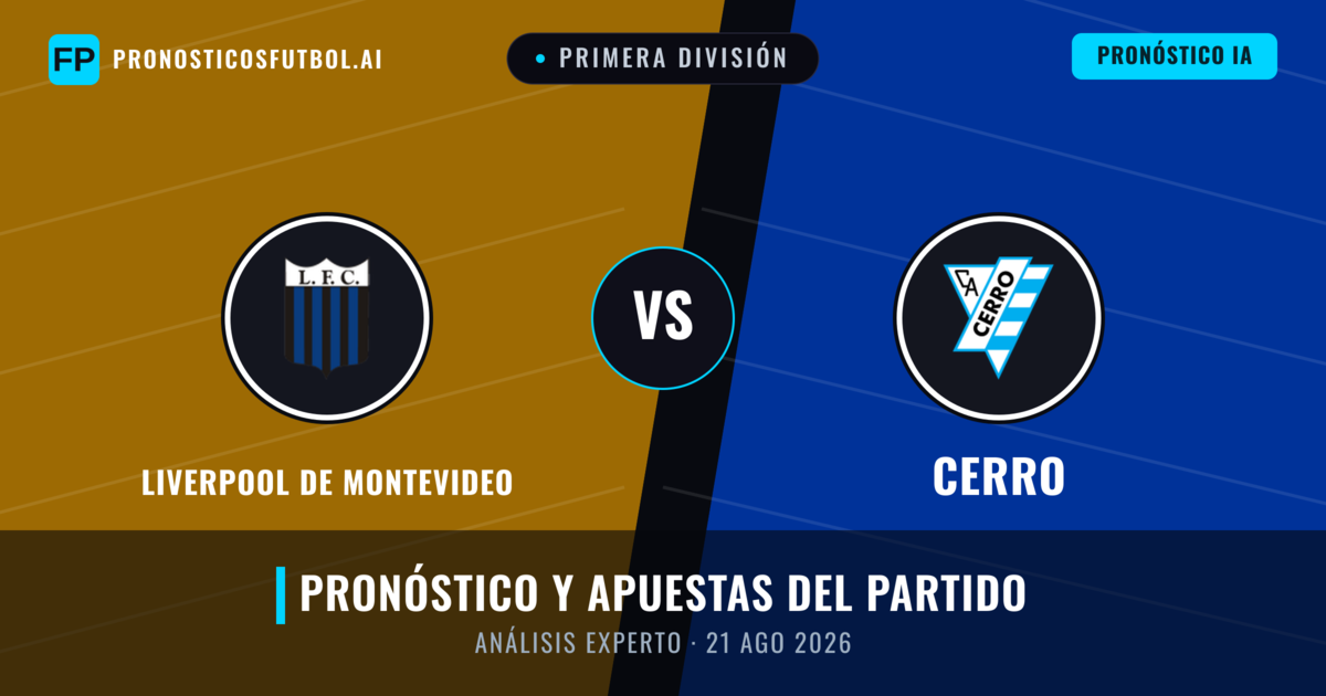 Liverpool de Montevideo vs Cerro — pronóstico y previa del partido