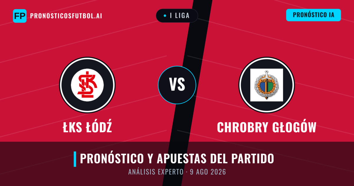 ŁKS Łódź vs Chrobry Głogów — pronóstico y previa del partido