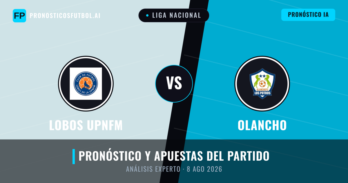 Lobos Upnfm vs Olancho — pronóstico y previa del partido