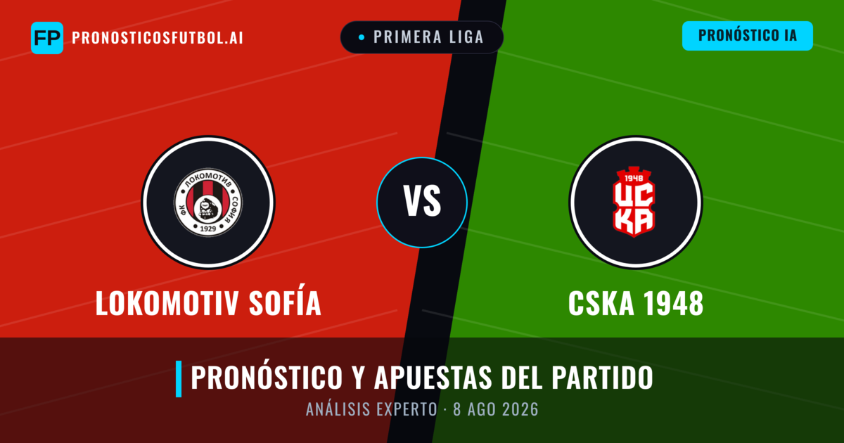 Lokomotiv Sofía vs CSKA 1948 — pronóstico y previa del partido