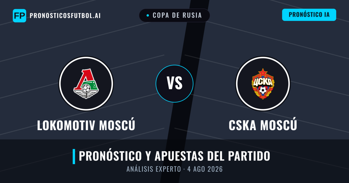 Lokomotiv Moscú vs CSKA Moscú — pronóstico y previa del partido
