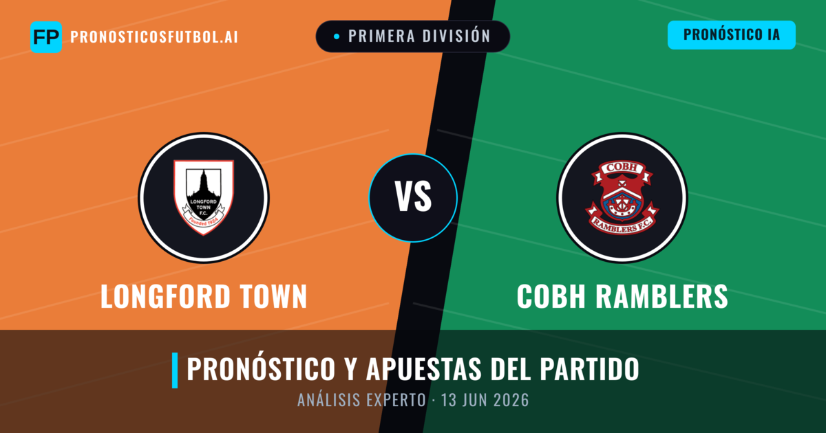 Longford Town vs Cobh Ramblers — pronóstico y previa del partido