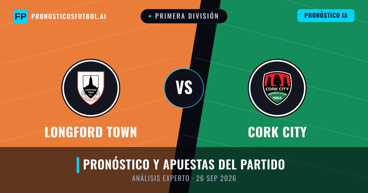 Longford Town vs Cork City — pronóstico y previa del partido