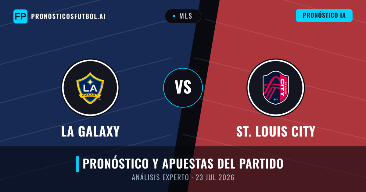 LA Galaxy vs St. Louis City — pronóstico y previa del partido