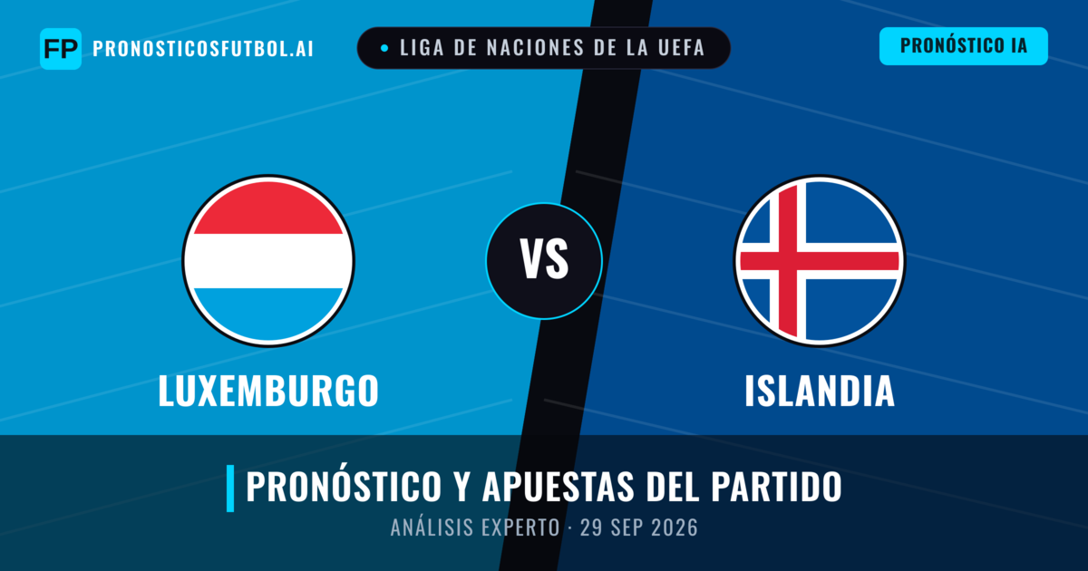Luxemburgo vs Islandia — pronóstico y previa del partido