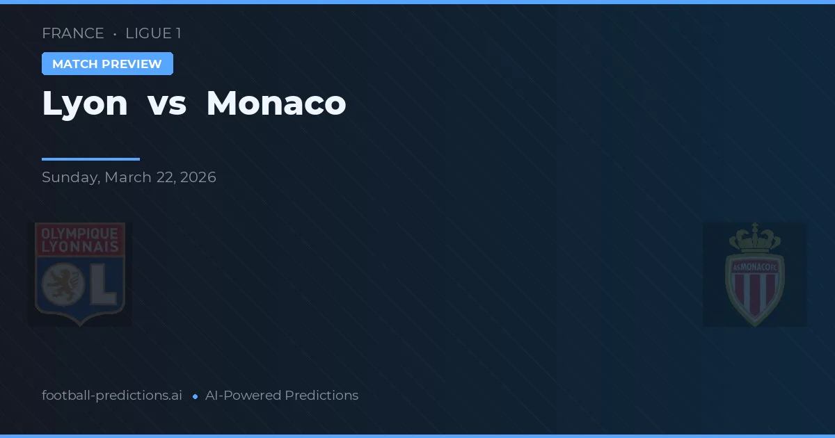 Lyon vs Mónaco — pronóstico y previa del partido