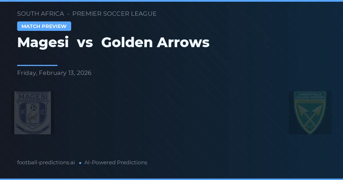 Magesi vs Arcos Dorados — pronóstico y previa del partido