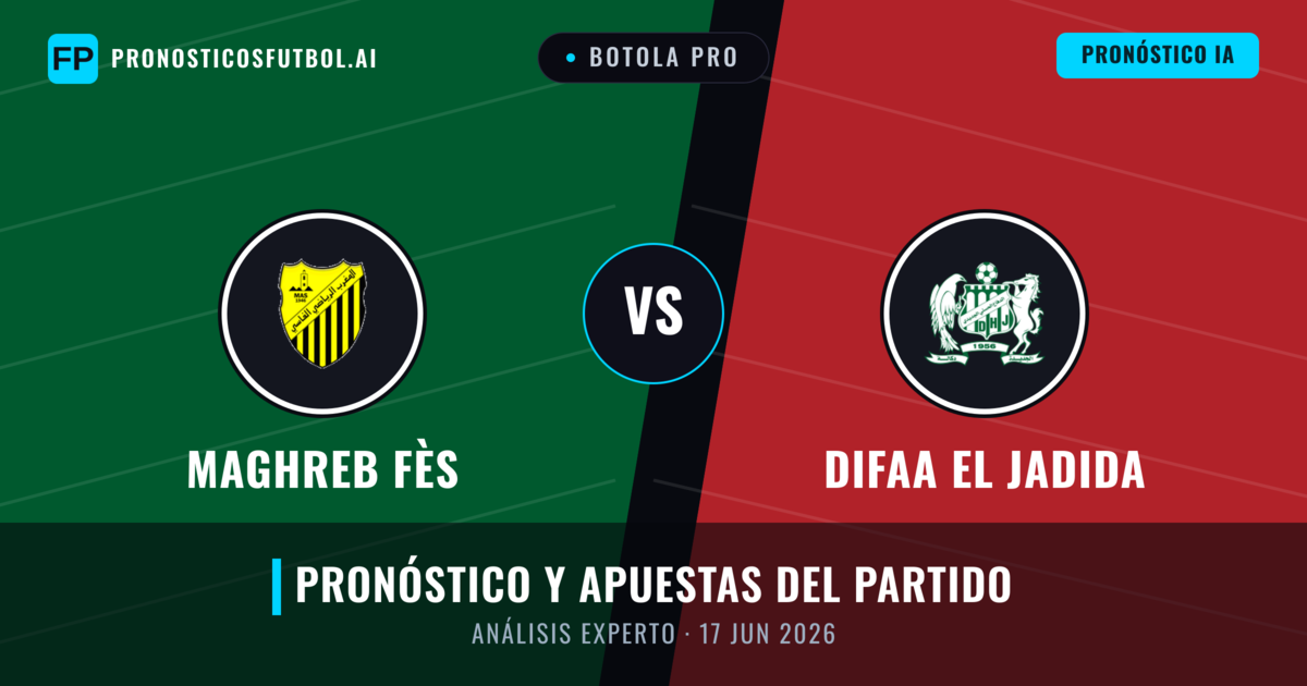 Maghreb Fès vs Difaa El Jadida — pronóstico y previa del partido