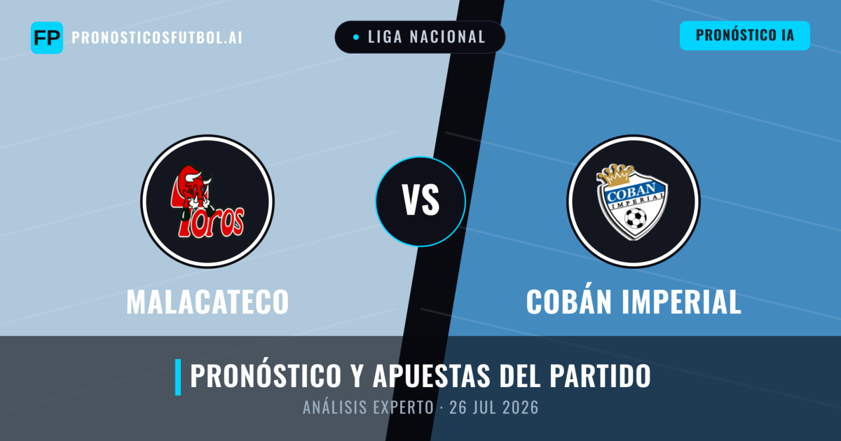 Malacateco vs Cobán Imperial — pronóstico y previa del partido