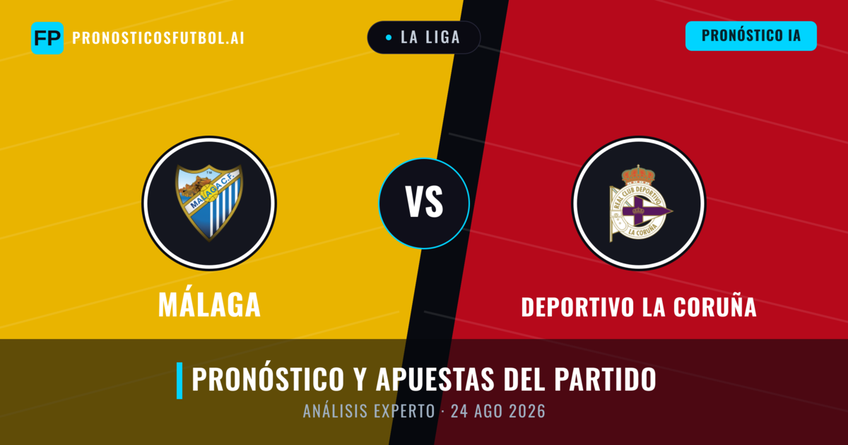 Málaga vs Deportivo La Coruña — pronóstico y previa del partido