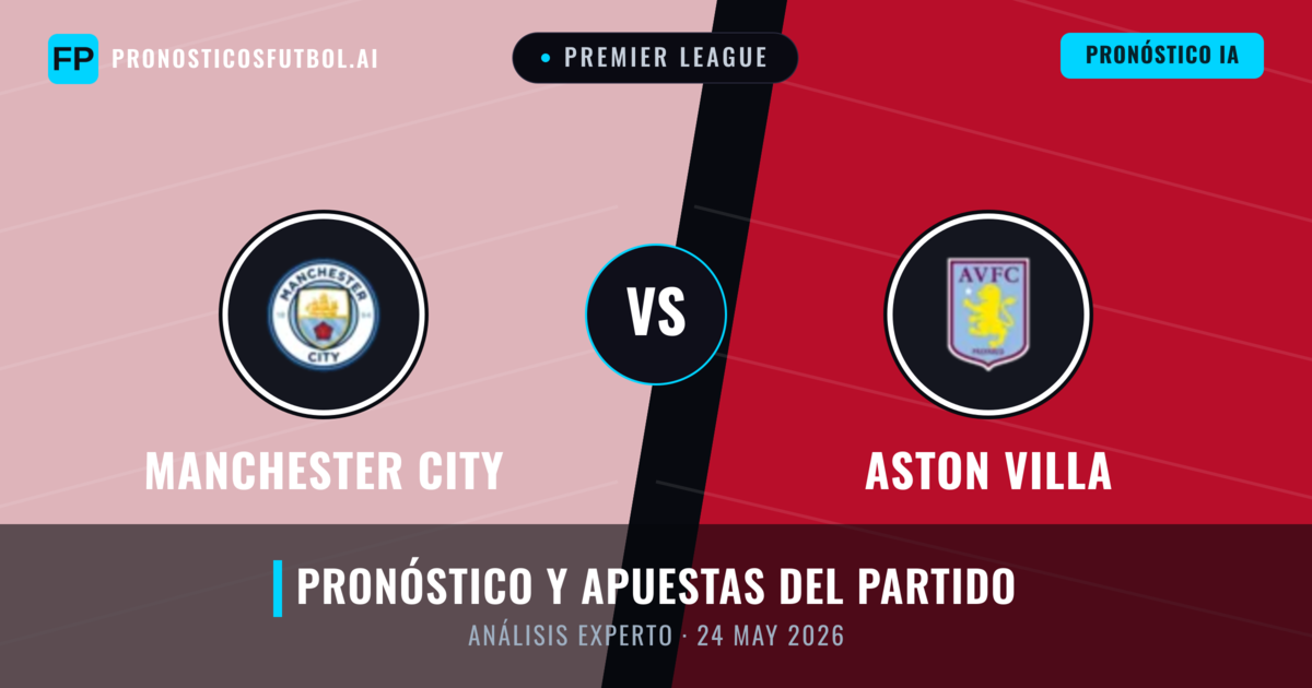 Manchester City vs Aston Villa — pronóstico y previa del partido