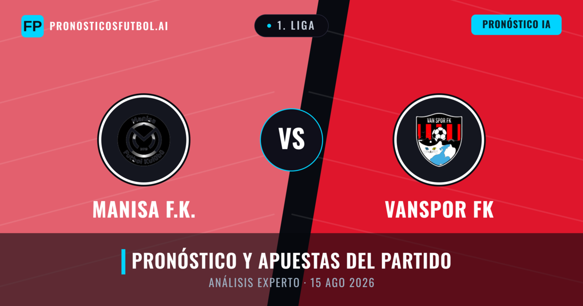 Manisa F.K. vs Vanspor FK — pronóstico y previa del partido